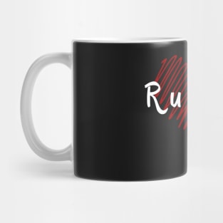 I love Russia, Russia flag Mug
